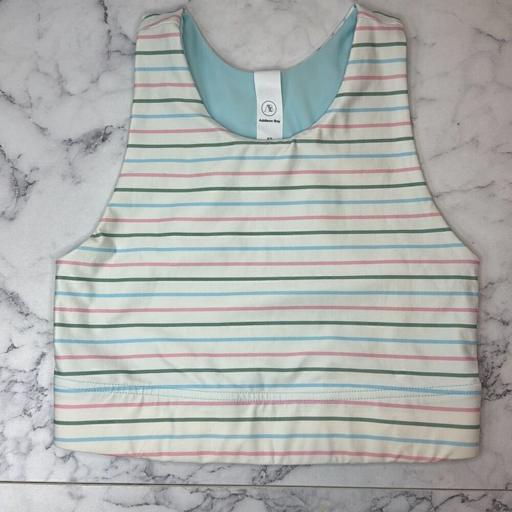 Addison Bay Stripe Logan Bra XS